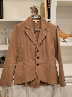 Coldwater Creek Tan Blazer Jacket